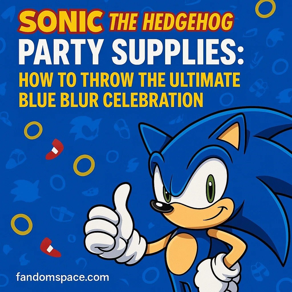 sonic the hedgehog party supplies